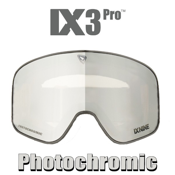 Lens IX3PRO Black Titan PhotoChromic / 블랙프레임 티탄클리어 포토크로믹 렌즈