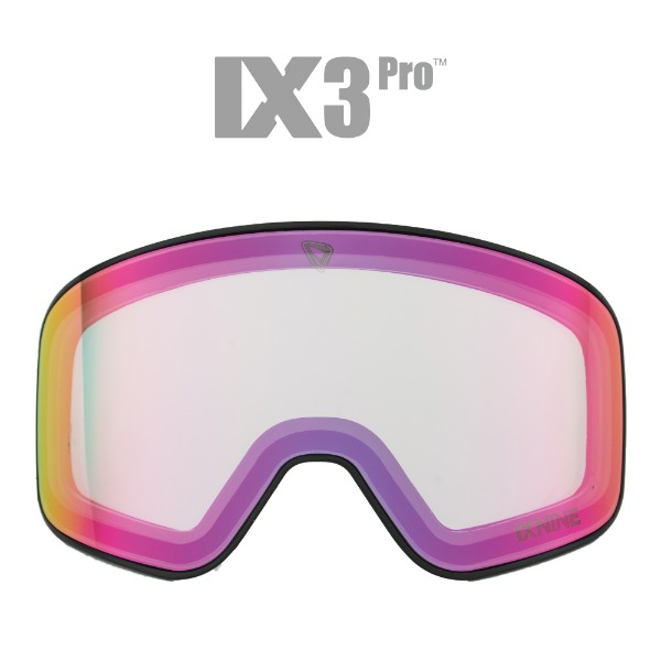 Lens IX3 PRO Black Pink Titan Clear/ 블랙프레임 핑크 티탄클리어 렌즈