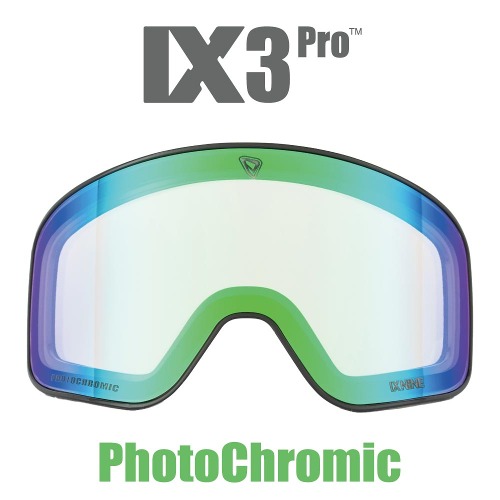 Lens IX3PRO Black Emerald PhotoChromic / 블랙프레임 에메랄드 포토크로믹 렌즈